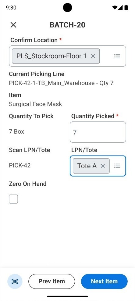 After — scanner driving the next step
